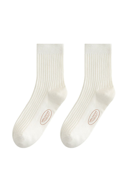 5 Pairs Women Soft Casual Cotton Socks BA1079 Genistyle Shop