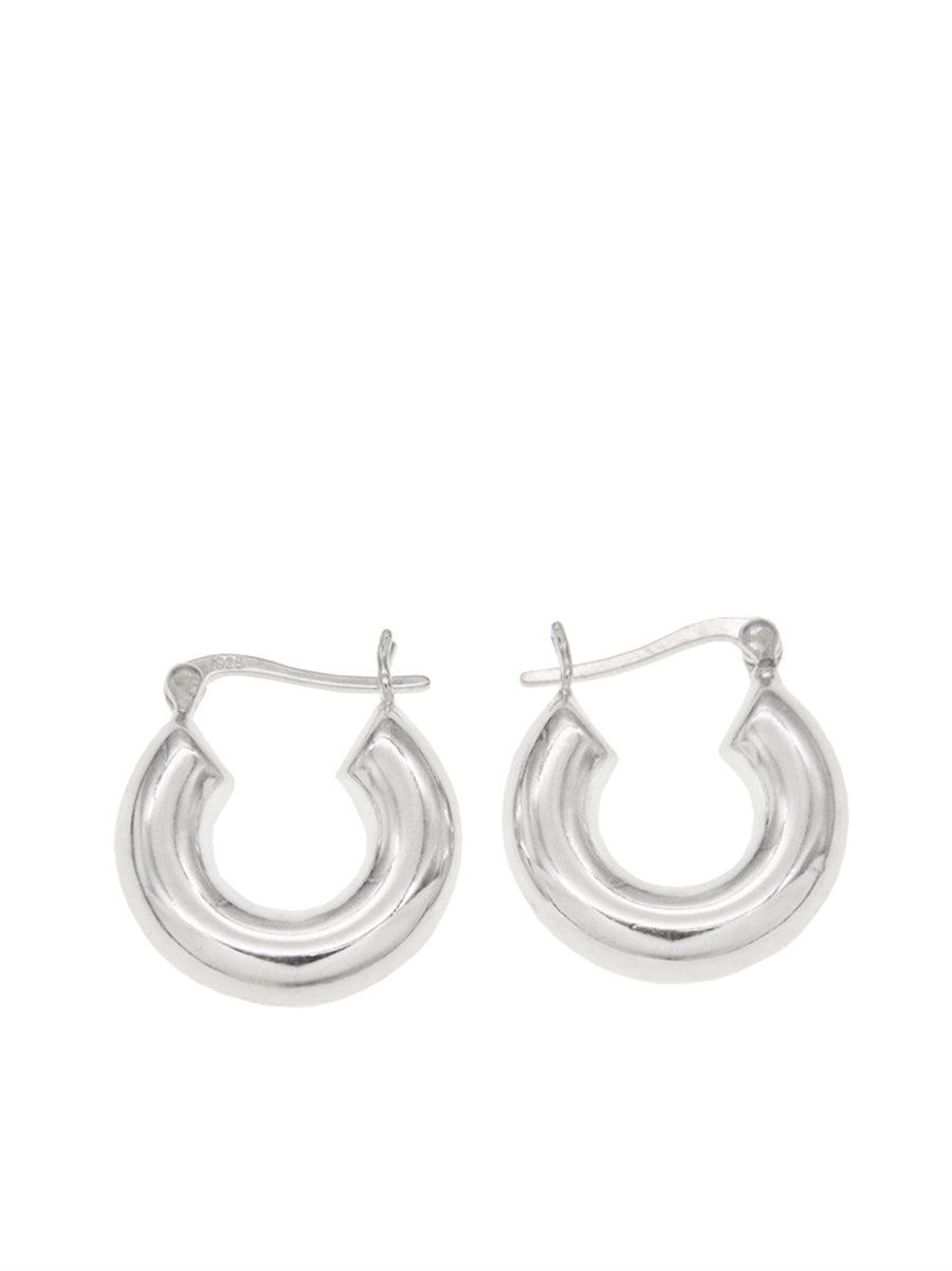 Women Vintage U-shape S925Sliver Earrings OO1036 FAY