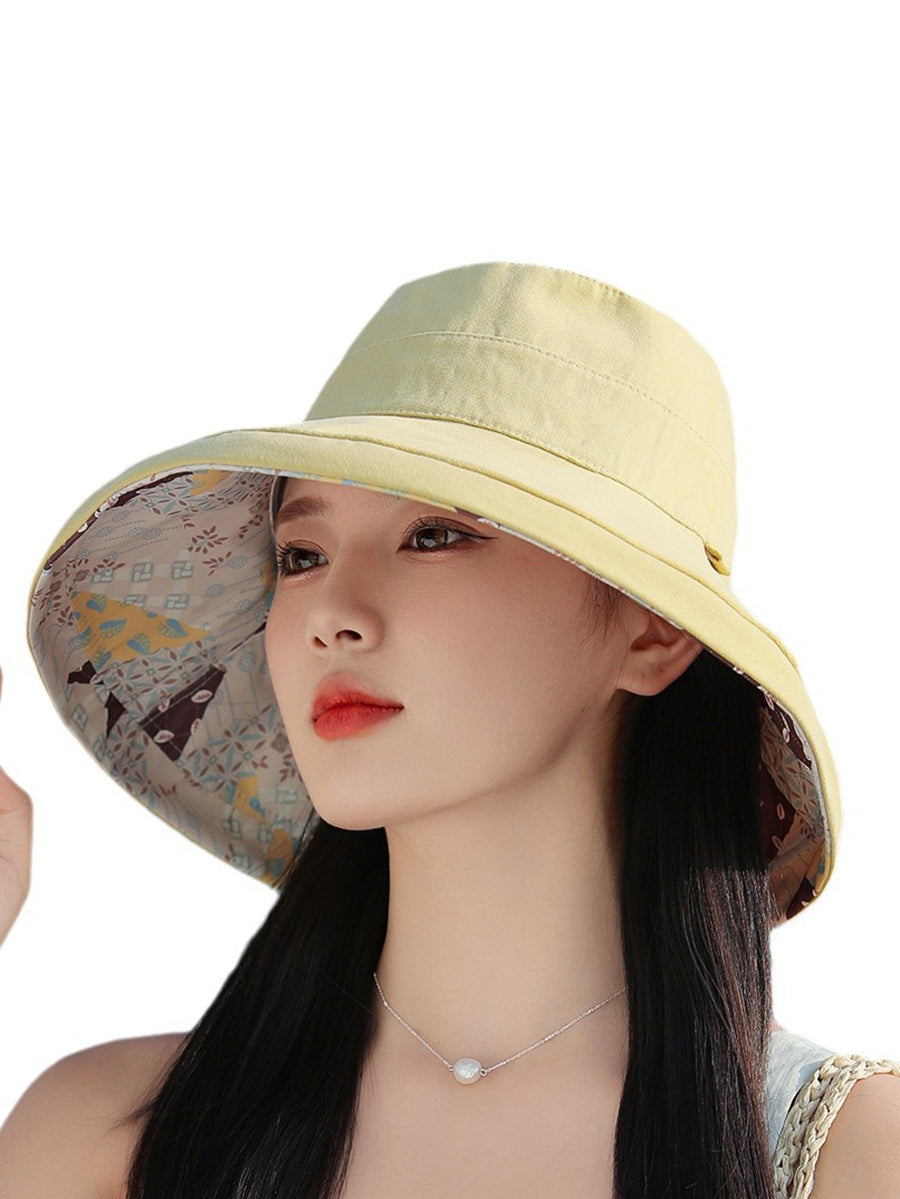 Women Casual Sunproof Dual-side Wearring Hat QW1037 Ada Fashion