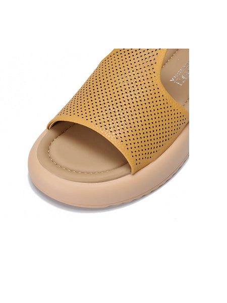 Summer Sandals Casual Leather Women Platfrom FashionChic