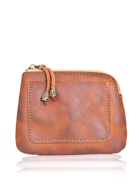 Leather Genuine Square Coin Women Purse Casual FashionChic