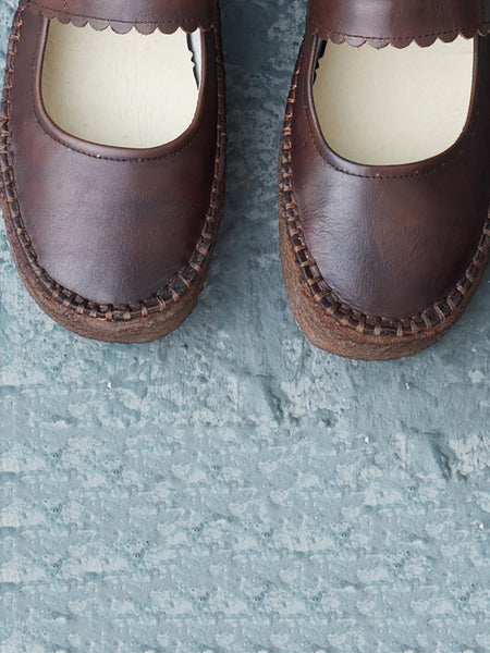 Women Summer Casual Solid Leather Velcro Flat Shoes ZZ1040 Ada Fashion