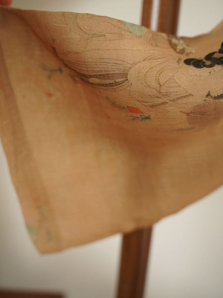 Women Ethnic Print Ramie Stand Collar Loose Shirt FG1043 Ada Fashion