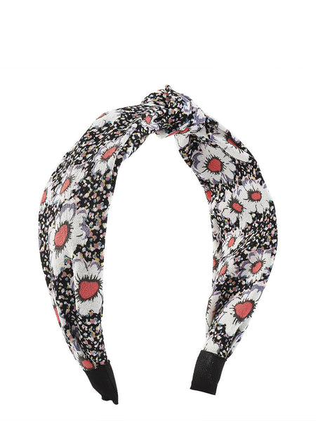 Women Artsy Floral Print Knot Hair Band KL1013 Ada Fashion