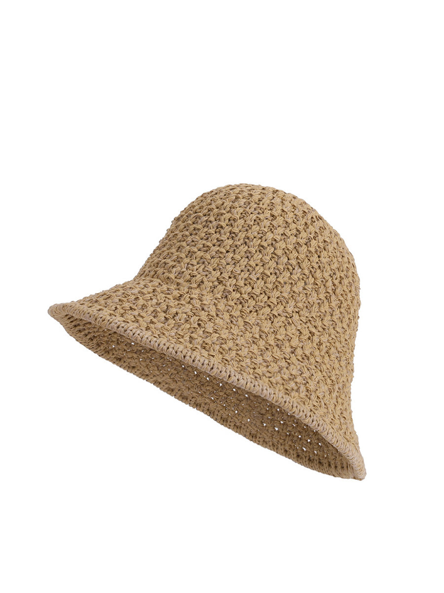 Hat Women Casual Weave Straw Sunproof FashionChic