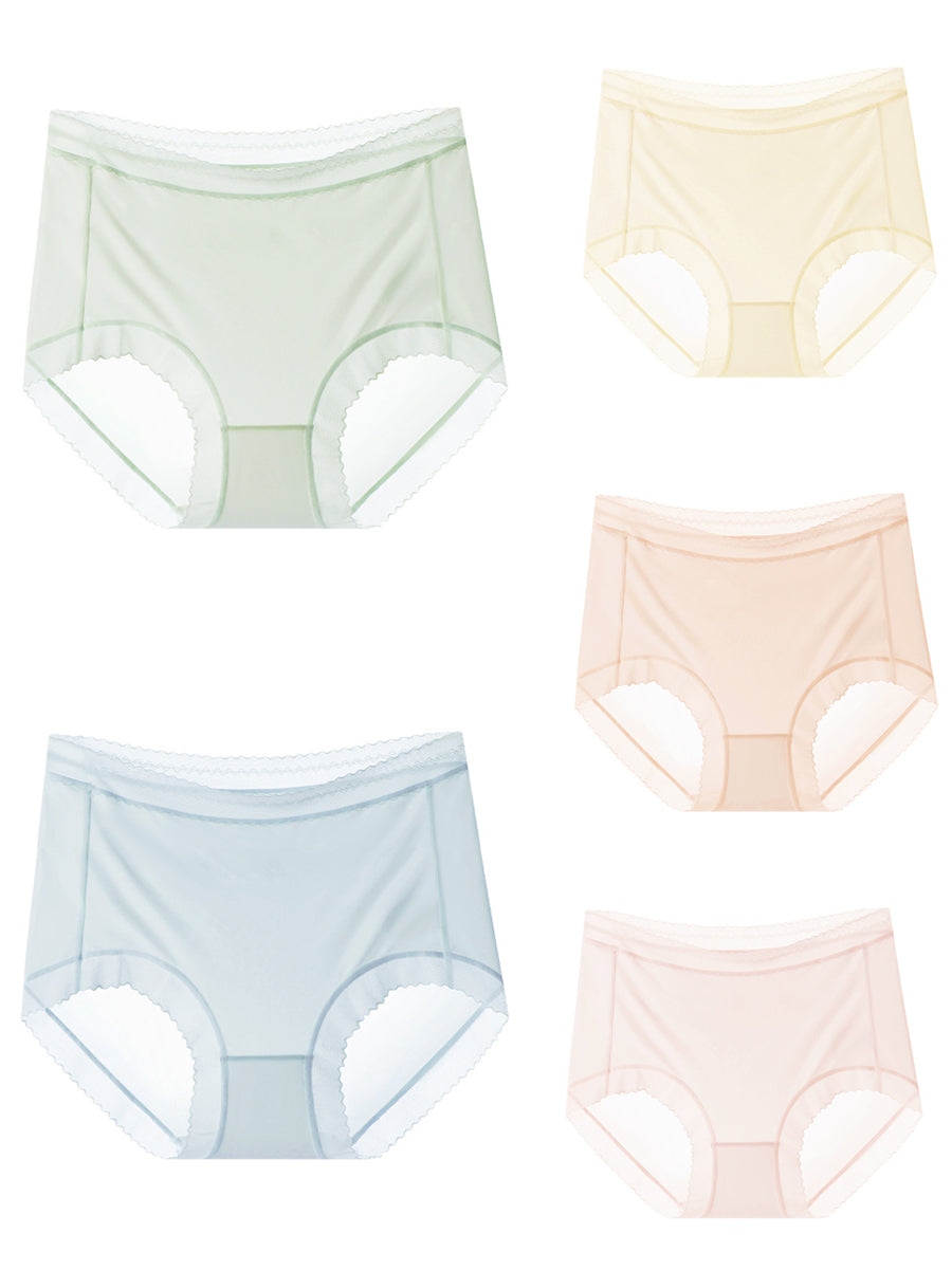 Underwear 5 High Summer Pieces Women Thin Waist FashionChic