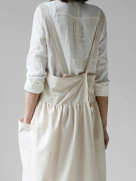 Women Casual Solid Waterproof Cotton Apron SC1013 Ada Fashion