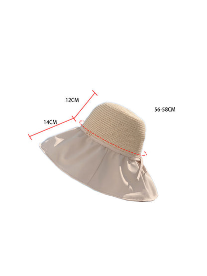 Women Summer Fashion Spliced Solid Sunproof Hat CC011 YWBG