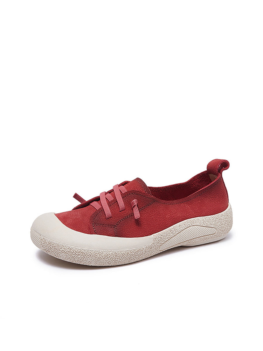 Casual Genuine Leather Flat Women Summer Shoes FashionChic