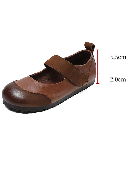 Women Summer Soft Solid Leather Flat Shoes QW1020 Ada Fashion