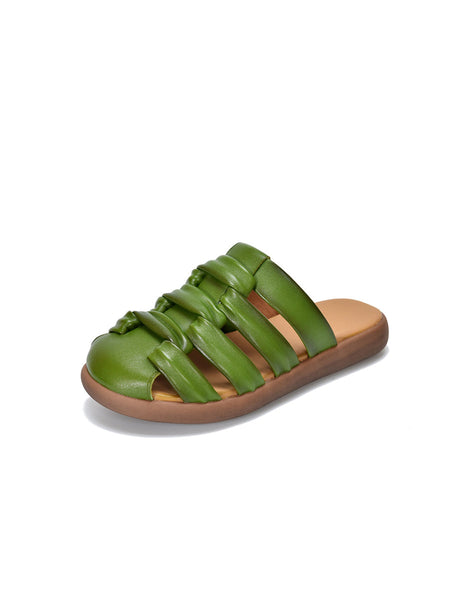 Casual Women Sandals Summer Genuine Leather FashionChic