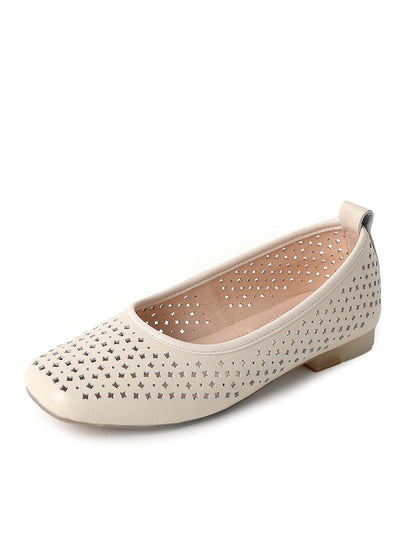 Heel Out Low Casual Shoes Summer Hollow Women FashionChic