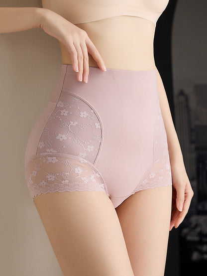 Women Sexy Lace Seamless High-Waist Underwear QW1040 Ada Fashion