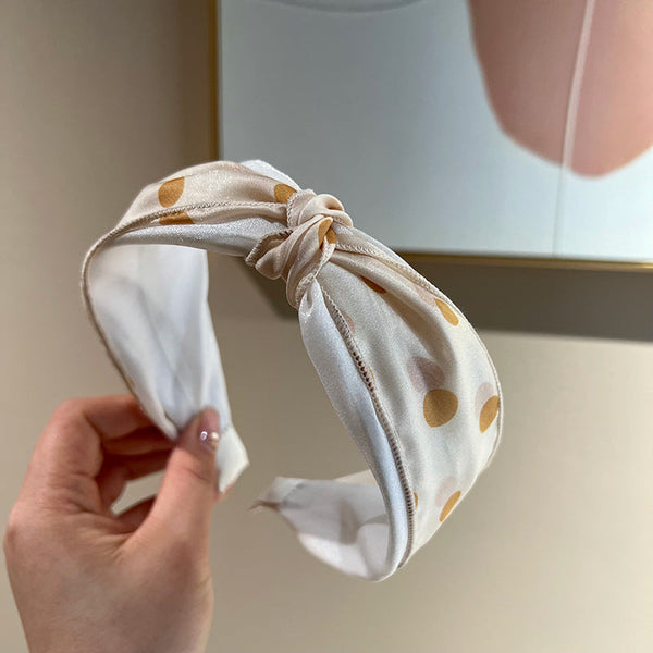 3 Pieces Set Women Artsy Dot Cross Hair Band AS1036 Ada Fashion