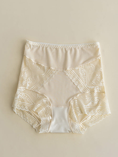 Women Sexy Lace Seamless Mid-waist Underwear KL1006 Ada Fashion