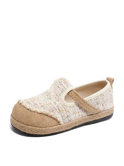 Women Ethnic Summer Linen Cotton Flat Shoes KL1035 Ada Fashion