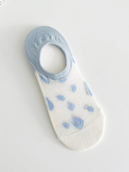 5 Pairs Women Summer Thin Short Socks II1015 BUYKUD