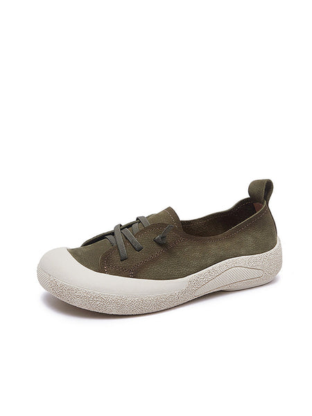Casual Genuine Leather Flat Women Summer Shoes FashionChic