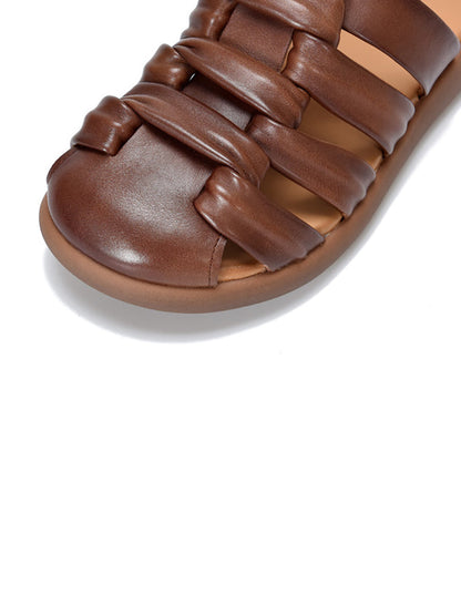 Casual Women Sandals Summer Genuine Leather FashionChic