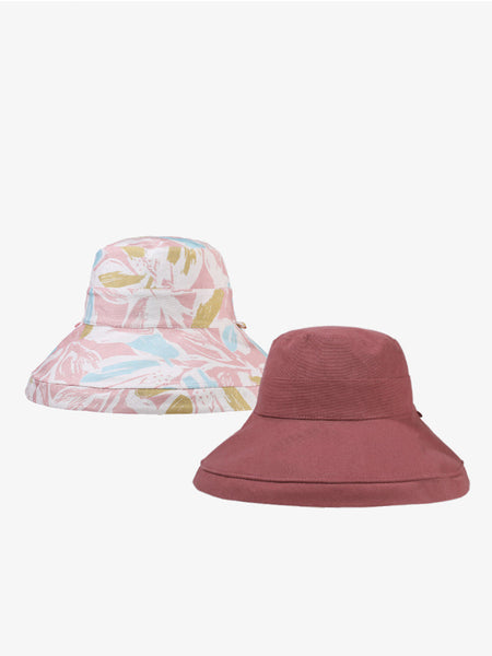 Hat Summer Sunproof Dual-side Flower Women Wearing FashionChic