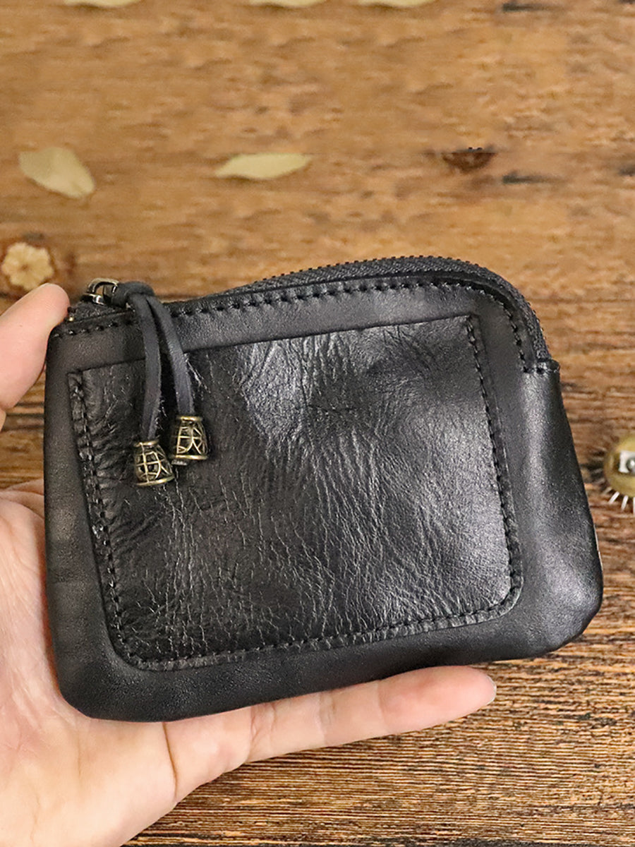 Leather Genuine Square Coin Women Purse Casual FashionChic