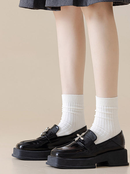 5 Pairs Women Soft Casual Cotton Socks BA1079 Genistyle Shop