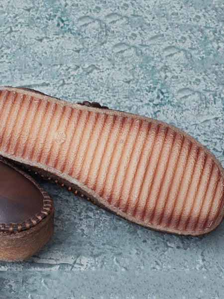 Women Summer Casual Solid Leather Velcro Flat Shoes ZZ1040 Ada Fashion