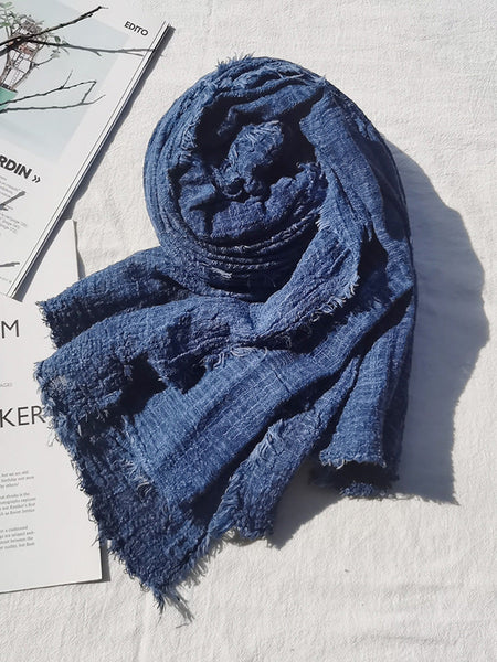 Winter Artsy Pure Color Fold Shawl Scarf AX1012 Genistyle Shop