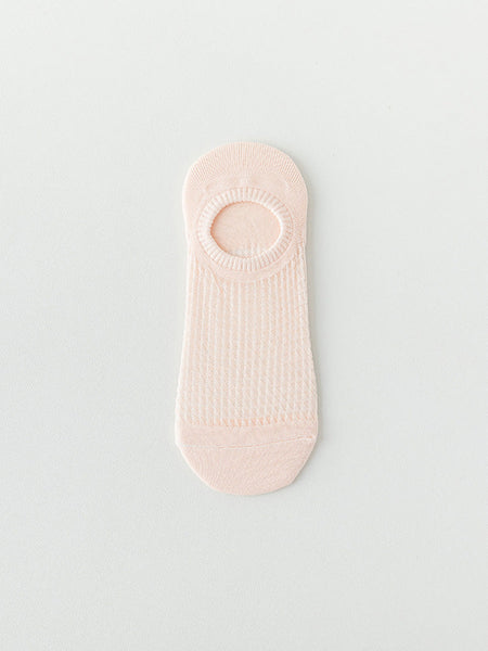 6 Pairs Women Summer Casual Solid Short Socks CX039 BUYKUD