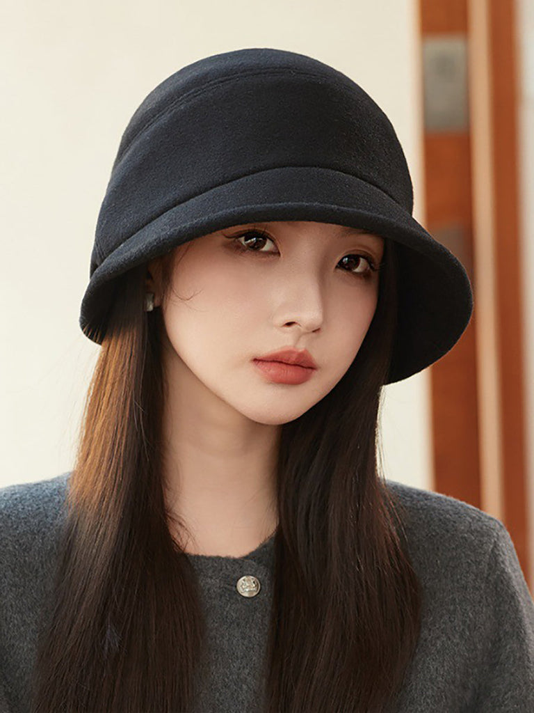 Women Winter Casual Solid Warm Hat WU005 BUYKUD