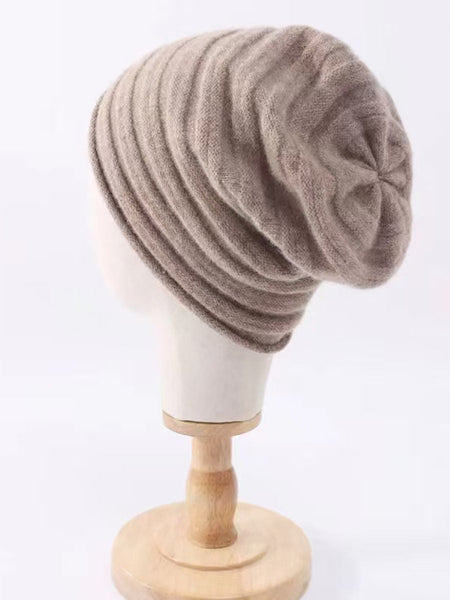 Winter Artsy Soft Warm Cashmere Knit Hat AV1071 Genistyle Shop
