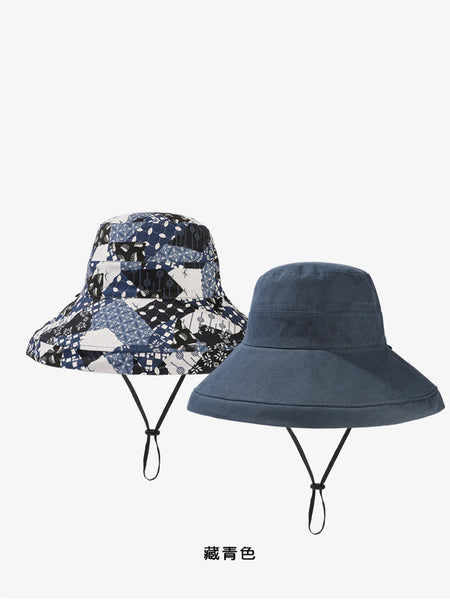Women Casual Summer Solid Reversible Wearing Collapsible Hat LL005 BUYKUD