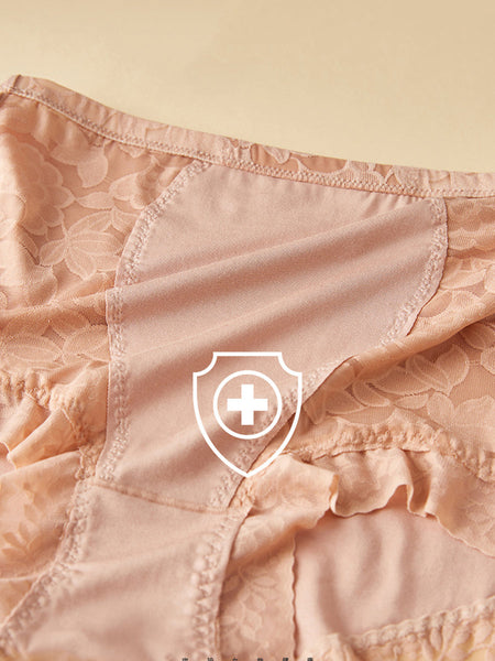 3 Pieces Women Sexy Lace Seamless High-Waist Underwear AS1011 Ada Fashion