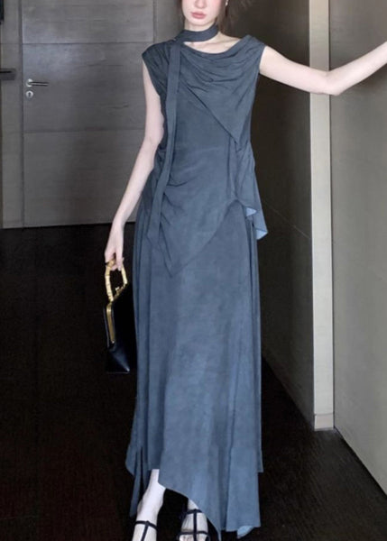 Style Green Asymmetrical Cotton Women Sets 2 Pieces Summer EE026 shopify