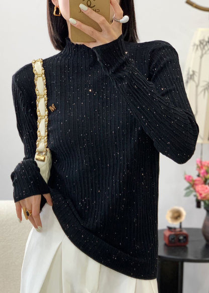 Stylish Red O Neck Sequins Wool Knit Sweater Fall QC026 shopify
