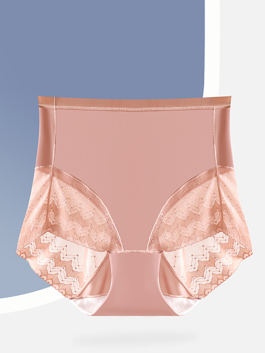 3 Pairs Women Lace Spliced Hight Waist Undewear AX1011 Genistyle Shop
