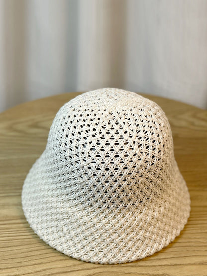 Women Summer Solid Weaven Bucket Hat WE1004 Ada Fashion