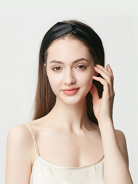 Women Artsy Solid Silk Cross Hair Band SC1057 Ada Fashion