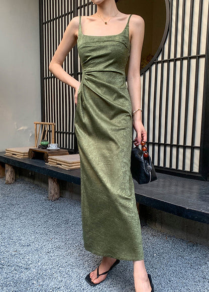 Boutique Black Slim Fit Silk Spaghetti Strap Dress Sleeveless EE058 shopify