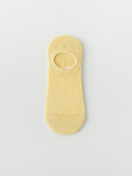 6 Pairs Women Summer Casual Solid Short Socks CX039 BUYKUD