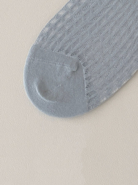 5 Pairs Women Summer Solid Cotton Short Socks RR1008 BUYKUD