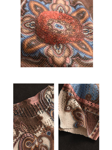 Women Summer Retro Knitted O-Neck Pullover Shirt SC1017 Ada Fashion