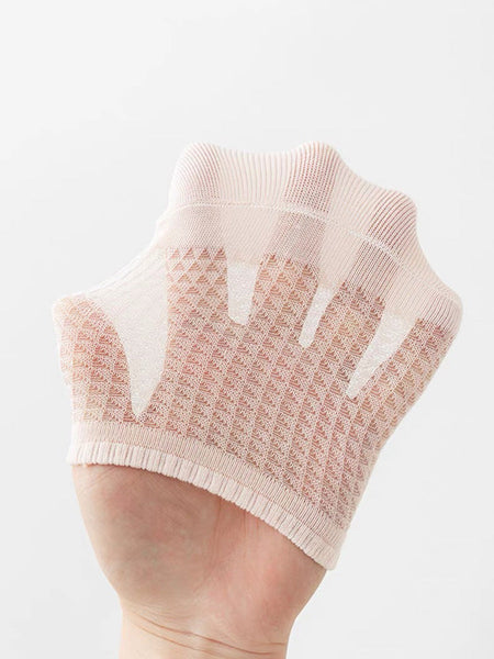 6 Pairs Women Summer Casual Solid Short Socks CX039 BUYKUD