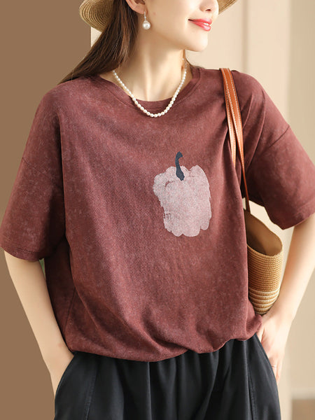 Women Summer Casual Drawstring Hem Cotton Shirt PA1031 Ada Fashion