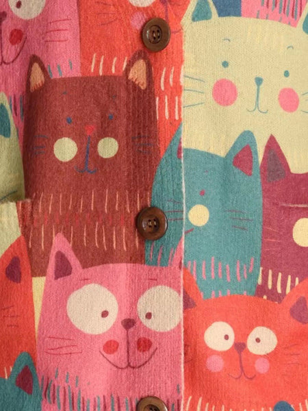 Women Spring Cute Cat Knitted Cardigan Sweater PA1005 Ada Fashion