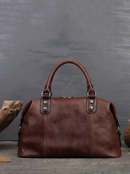 Women Leather Flower Spliced Capacity Hand Bag Shoulder Bag AX1007 Genistyle Shop