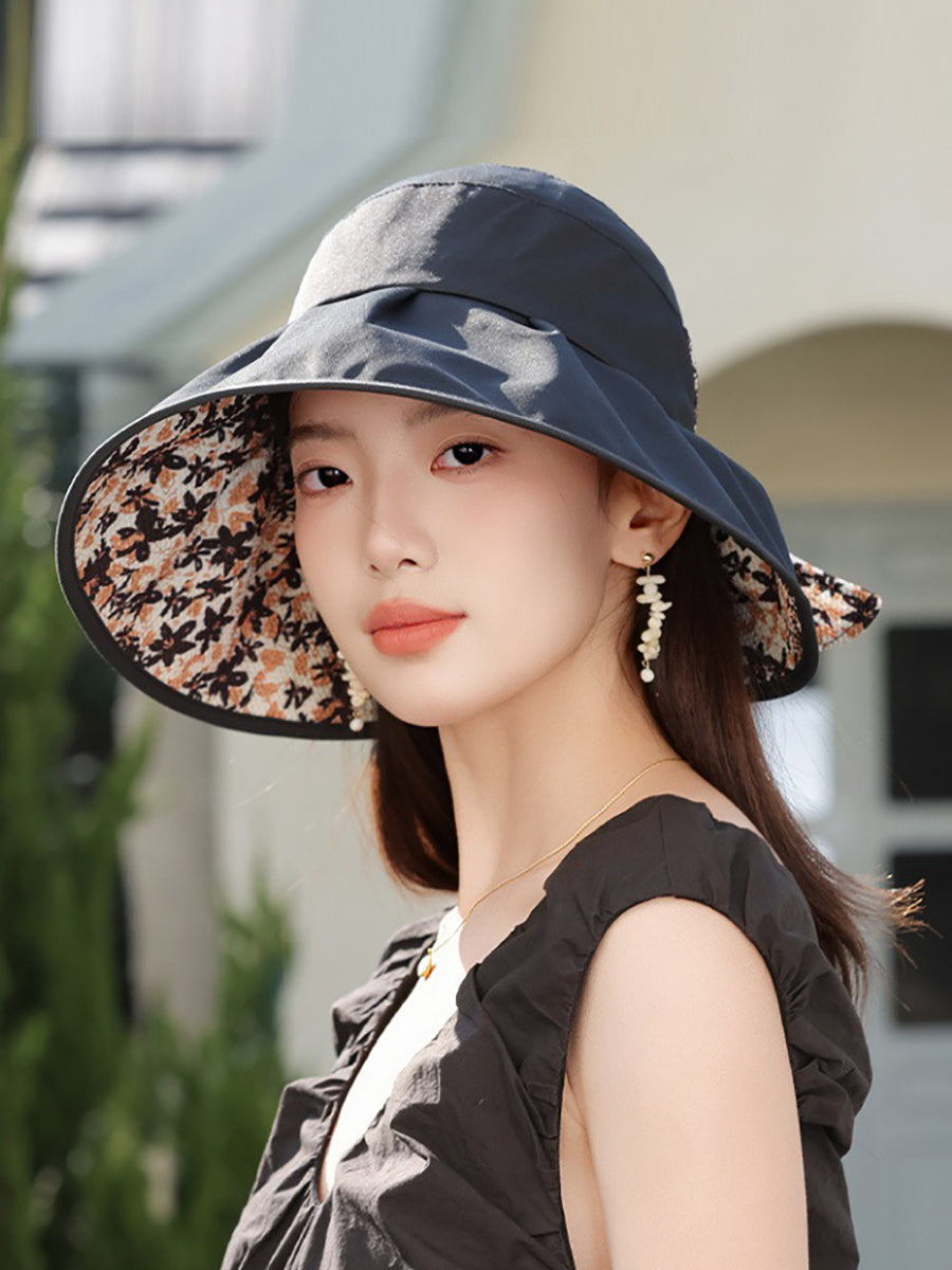 Floral Summer Sunproof Bowknot Women Artsy Hat FashionChic