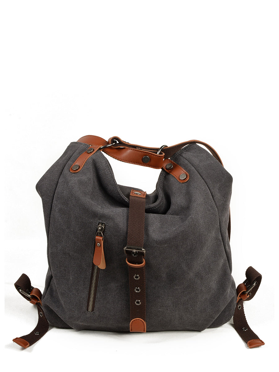 Women Casual Canvas Shoulder Bag Backpack FD055 MCPJ