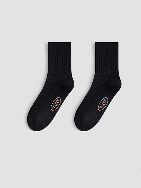 5 Pairs Women Soft Casual Cotton Socks BA1079 Genistyle Shop