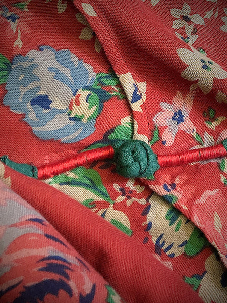 Women Ethnic Floral Loose 100%Cotton Shirt AA1032 Ada Fashion